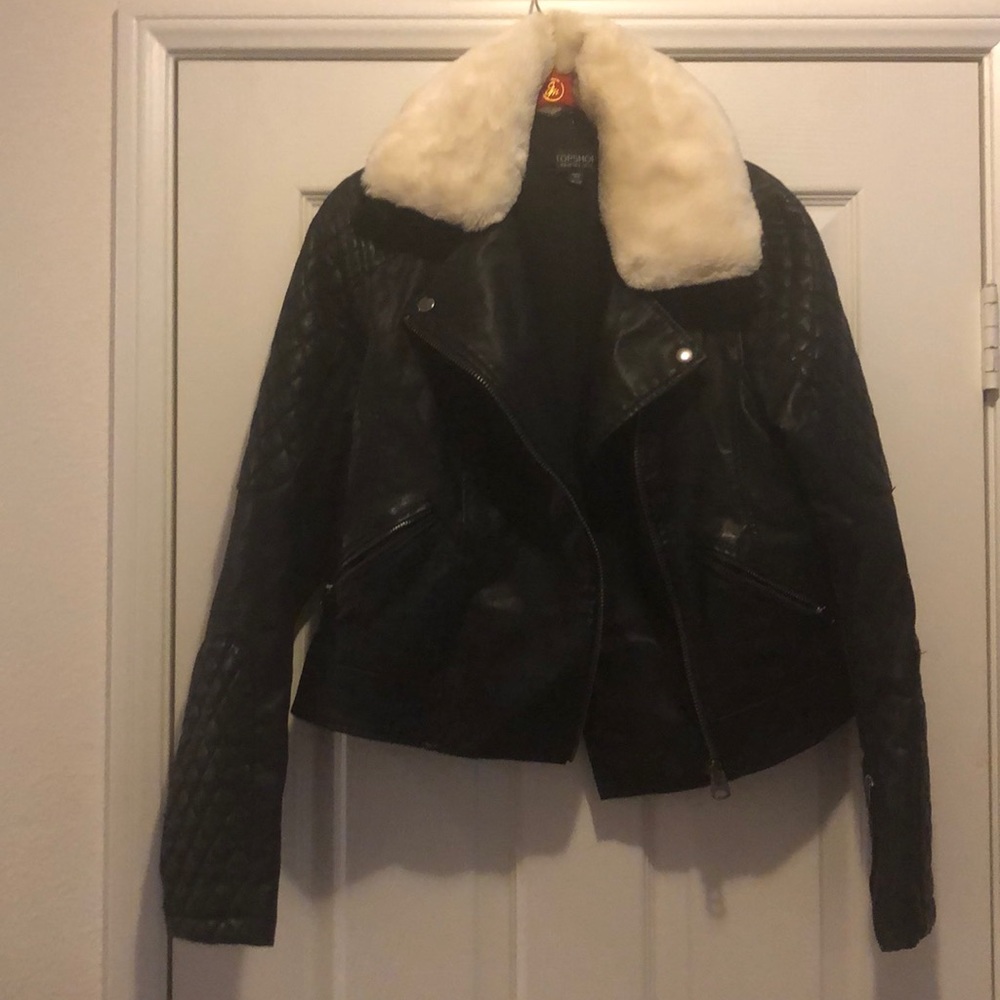 Vegan leather jacket
